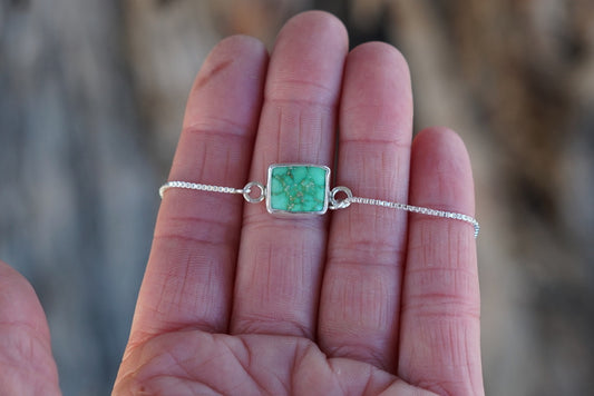 Box Chain Adjustable Bracelet (Sonoran Gold)