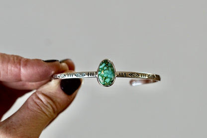 Stamped Cuff Bracelet (Sonoran Gold)
