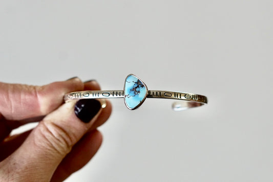 Stamped Cuff Bracelet (Golden Hill)