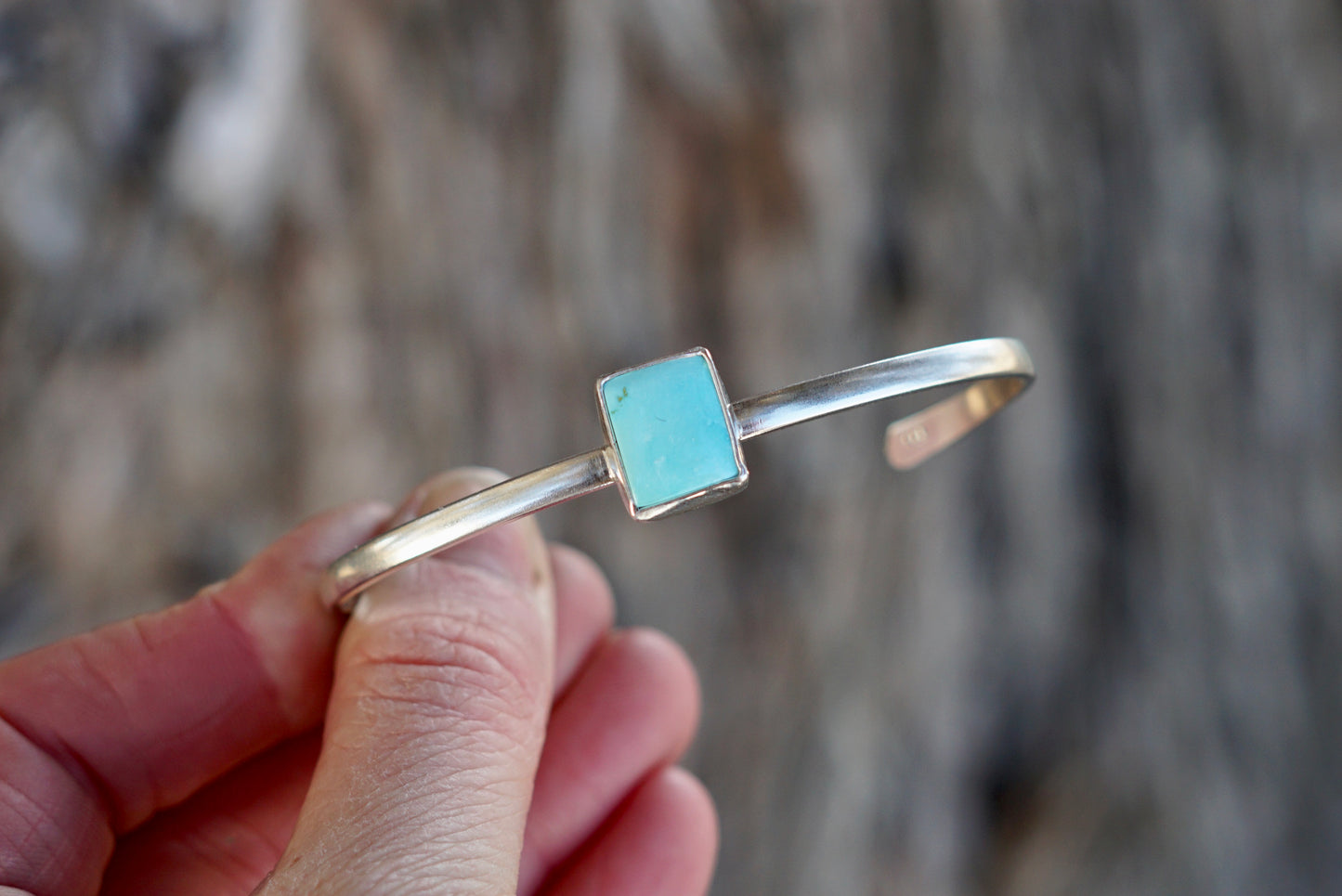 Stamped Cuff Bracelet (Sonoran Gold)