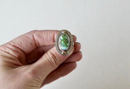 Small Sundial Ring (size 7)