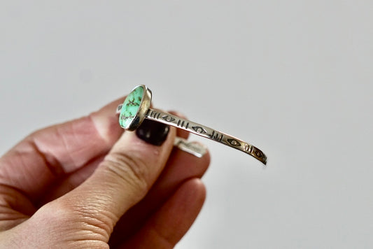 Stamped Cuff Bracelet (Verde Valley)