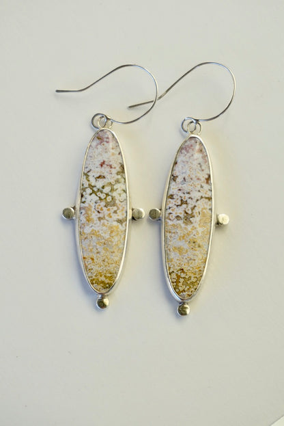 Lace Agate Earrings
