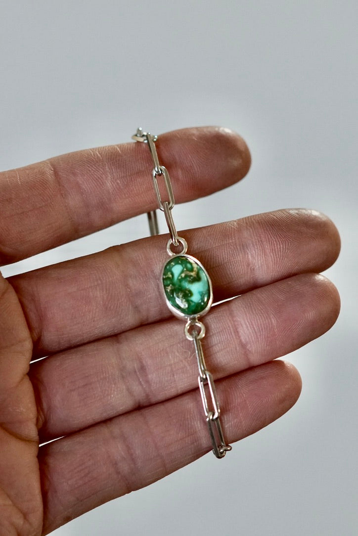 Cable Chain Adjustable Bracelet (Sonoran Gold)