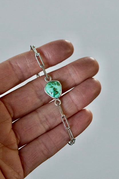 Cable Chain Adjustable Bracelet (Verde Valley)