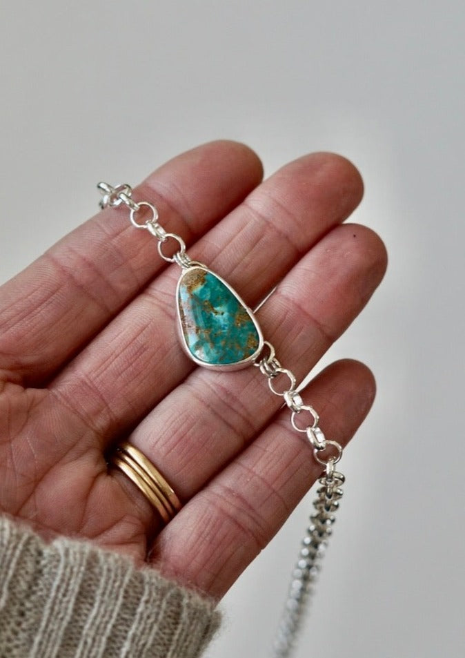 Turquoise Choker Necklace (Royston)