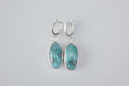 White Water Lever-Back Earrings