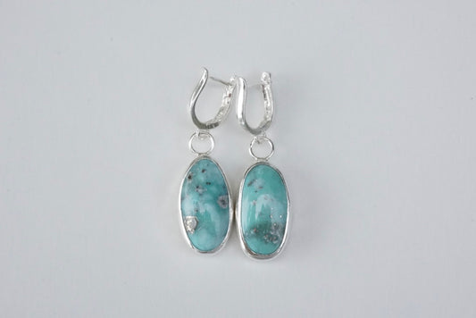 White Water Lever-Back Earrings
