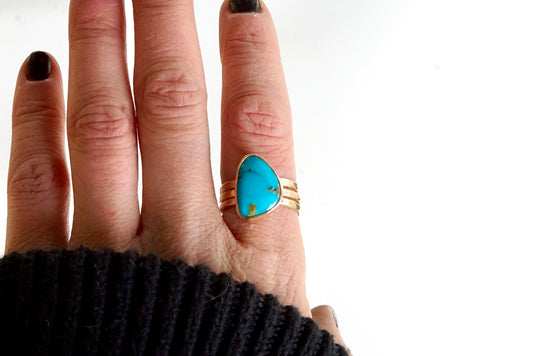 Gold Filled Stacker Ring (Size 8)