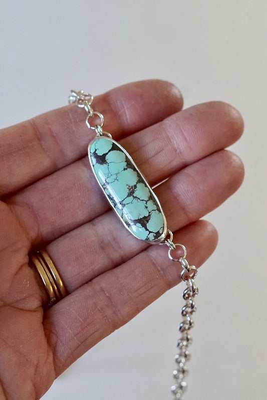 Turquoise Choker Necklace (Yungai)