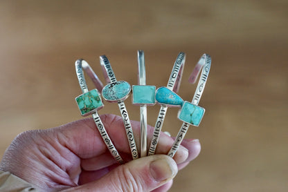 Stamped Cuff Bracelet (Sonoran Gold)