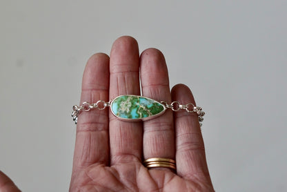 Turquoise Choker Necklace (Sonoran Gold)