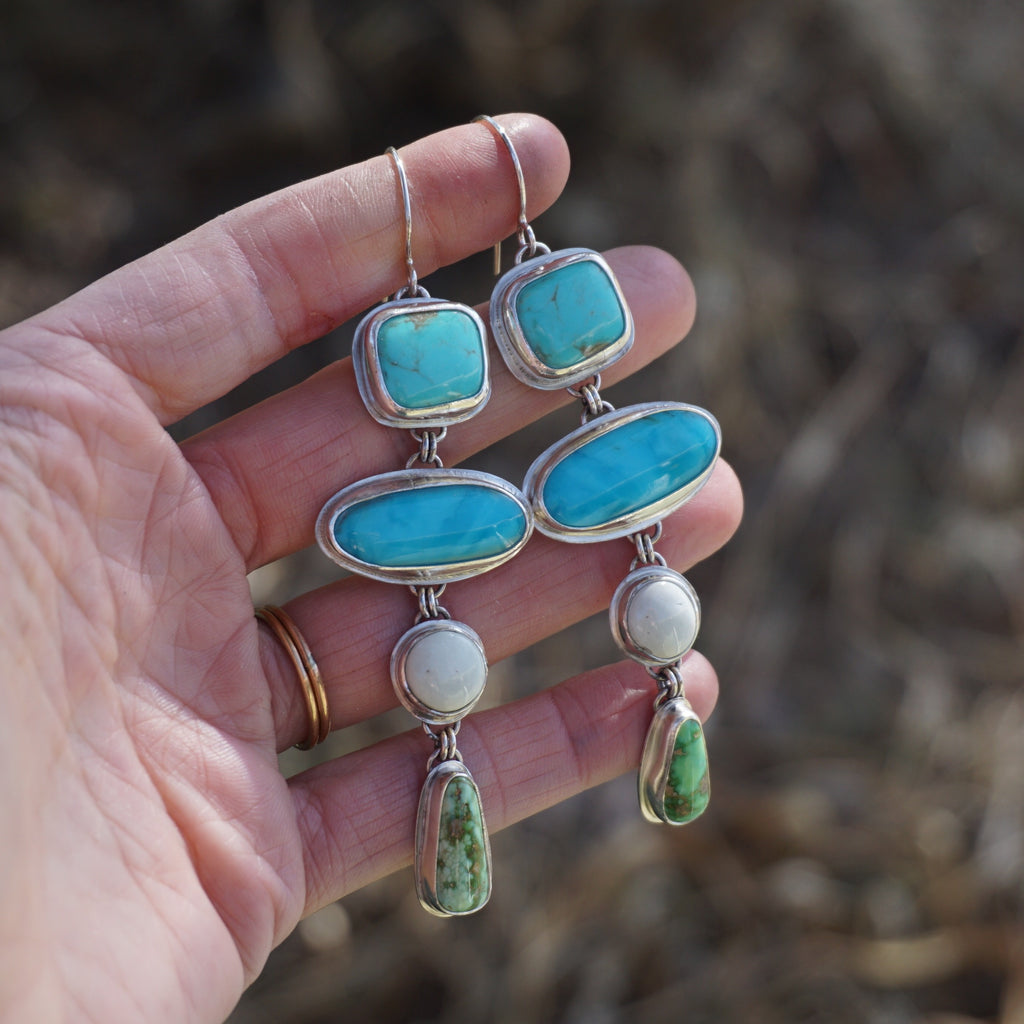 Turquoise Statement Earring