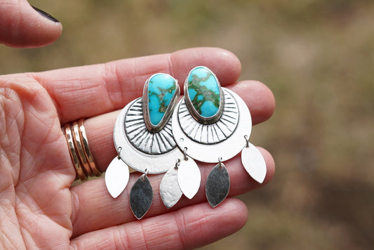 Wanderer Stud Earrings (Turquoise Mountain)