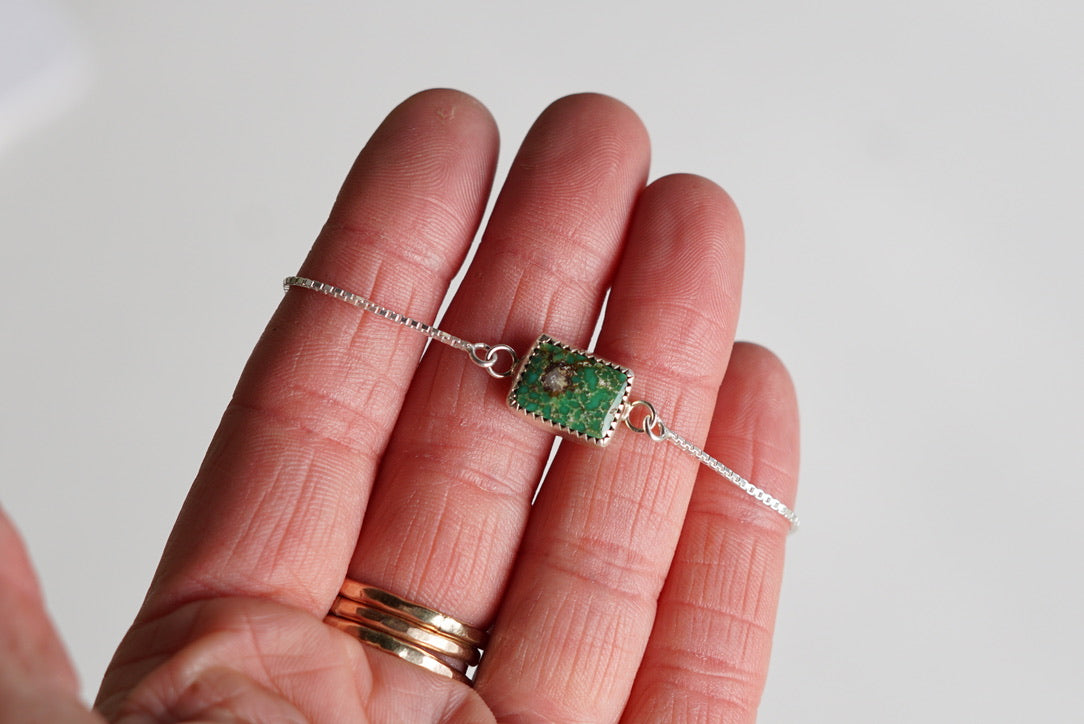 Box Chain Adjustable Bracelet (Sonoran Gold)