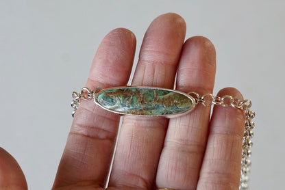 Turquoise Choker Necklace (Yungai)