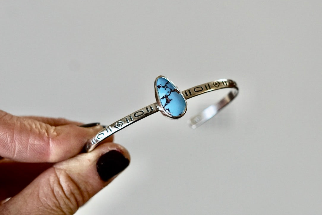 Stamped Cuff Bracelet (Golden Hill)