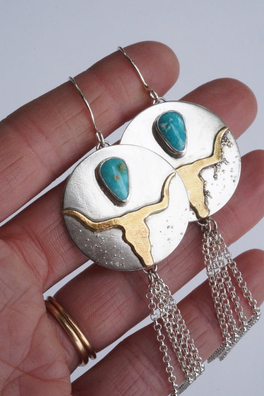 Longhorn Earrings #2
