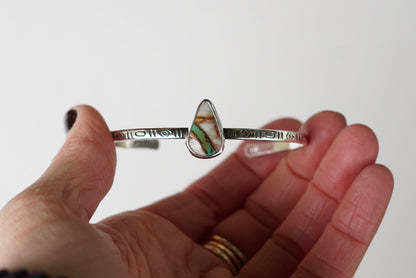 Stamped Cuff Bracelet (Royston Ribbon)