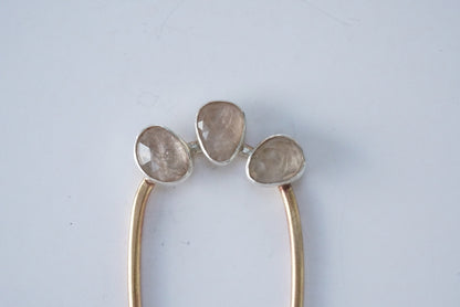 Hair Fork (Rose Quartz)