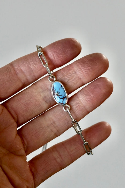 Cable Chain Adjustable Bracelet (Golden Hill)