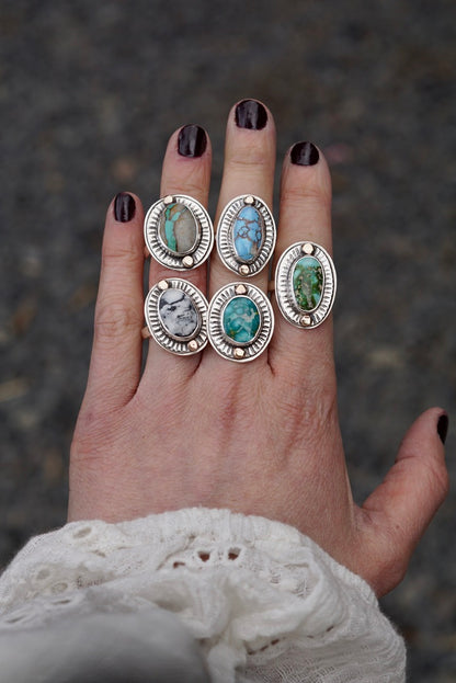 Small Sundial Ring (size 7.5)