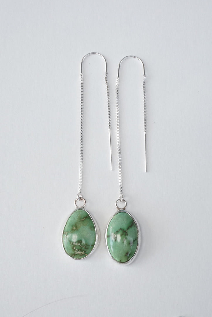 Turquoise Threader Earring (Verde Valley)