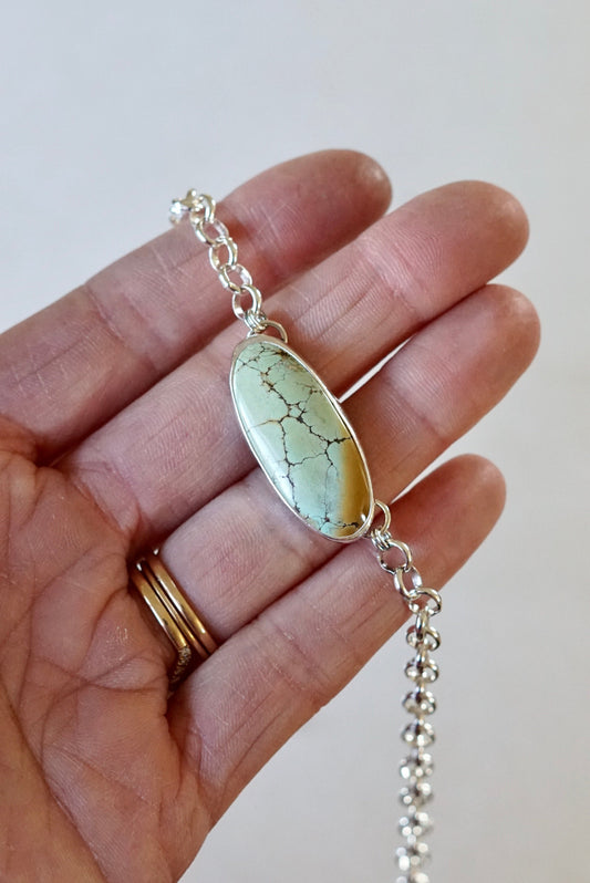 Turquoise Choker Necklace (Yungai)