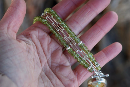 Metolius Necklace (Lime Quartz)