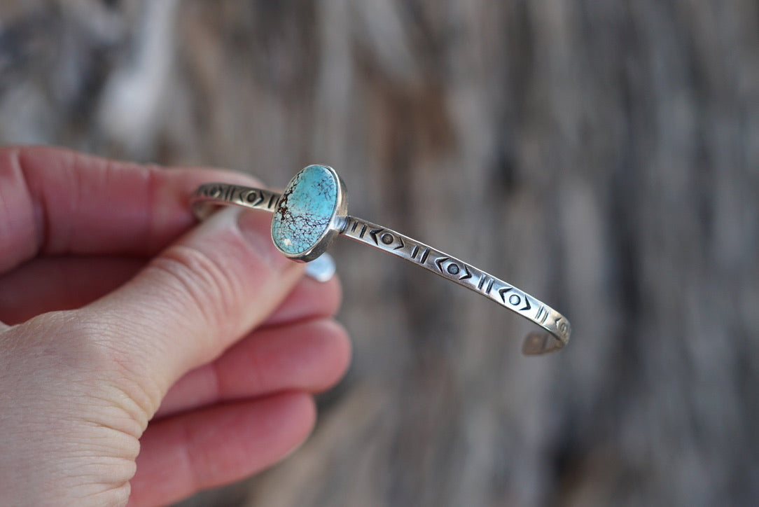 Stamped Cuff Bracelet (Golden Hill)