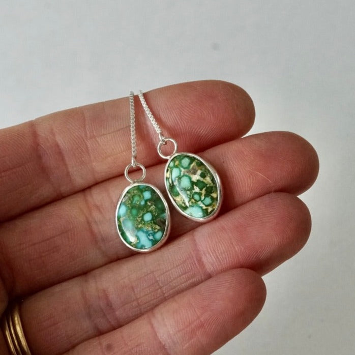 Turquoise Threader Earring (Sonoran Gold)