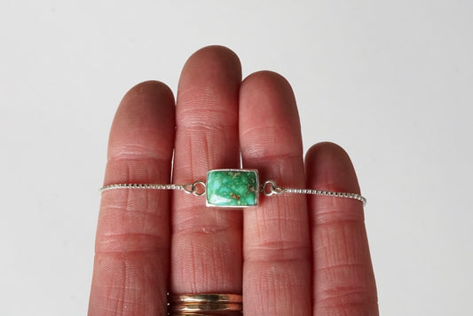 Box Chain Adjustable Bracelet (Sonoran Gold)