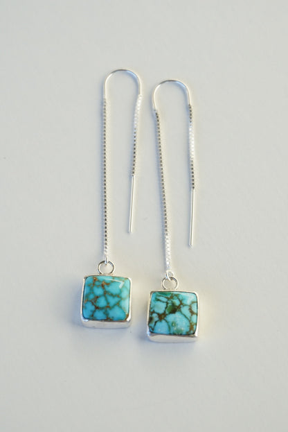 Turquoise Threader Earring (Kingman)