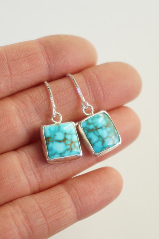 Turquoise Threader Earring (Kingman)
