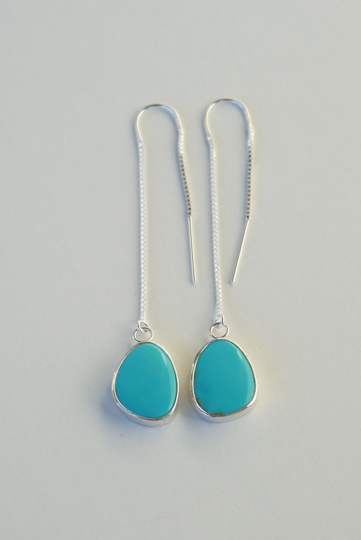 Turquoise Threader Earring (Royston)