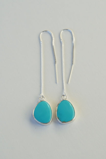 Turquoise Threader Earring (Royston)
