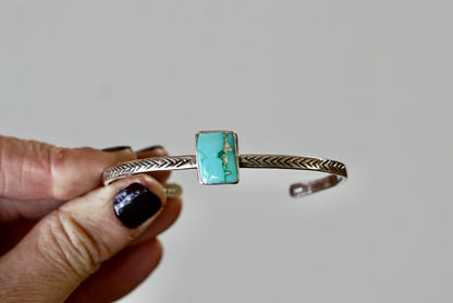 Stamped Cuff Bracelet (Kingman)