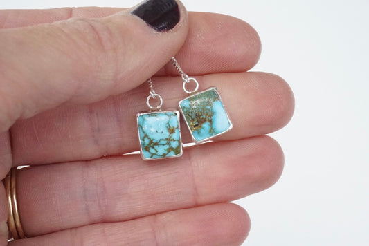 Turquoise Threader Earring (Kingman)