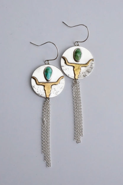 Longhorn Earrings #3