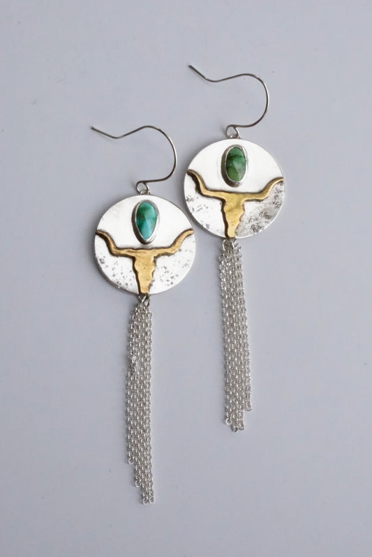 Longhorn Earrings #3