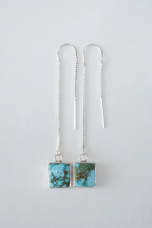 Turquoise Threader Earring (Kingman)