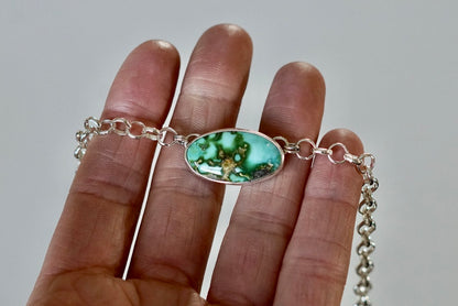 Turquoise Choker Necklace (Sonoran Gold)