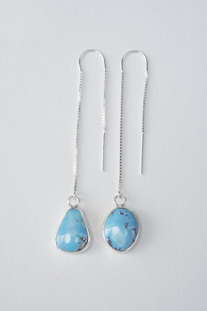 Turquoise Threader Earring (Golden Hill)