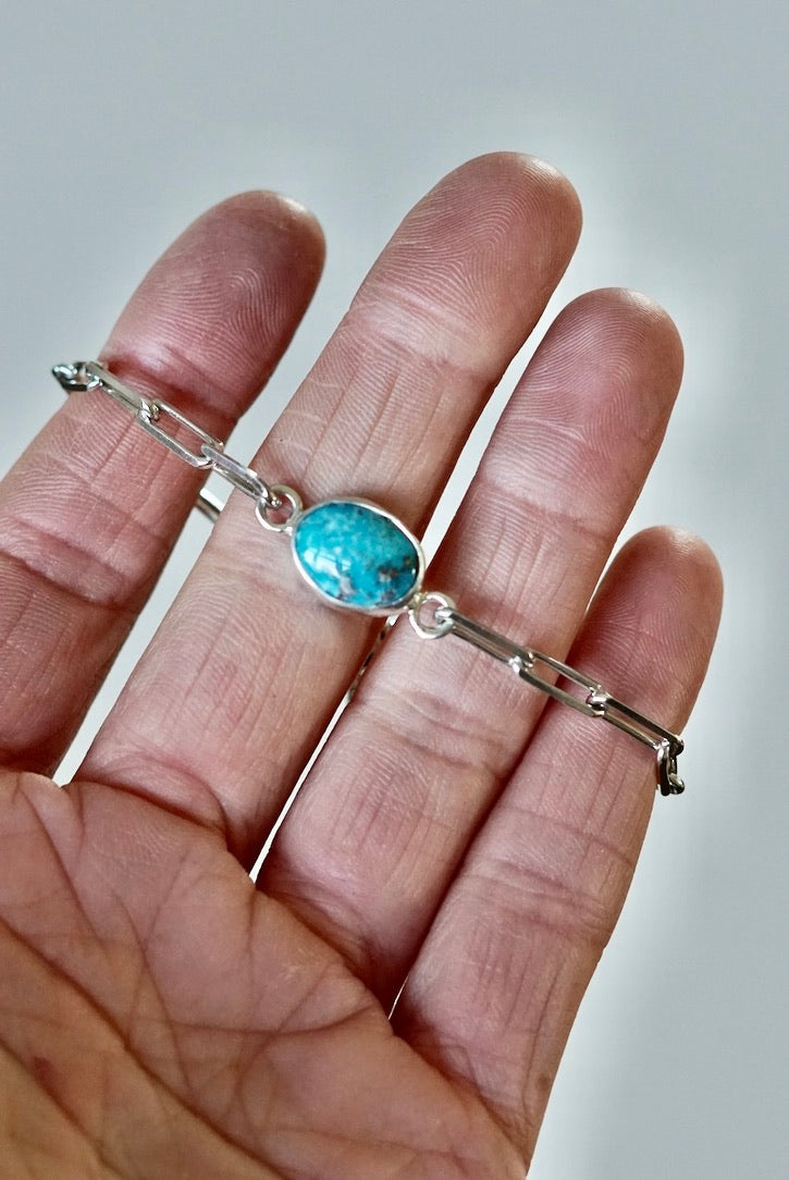 Cable Chain Adjustable Bracelet (Kingman)