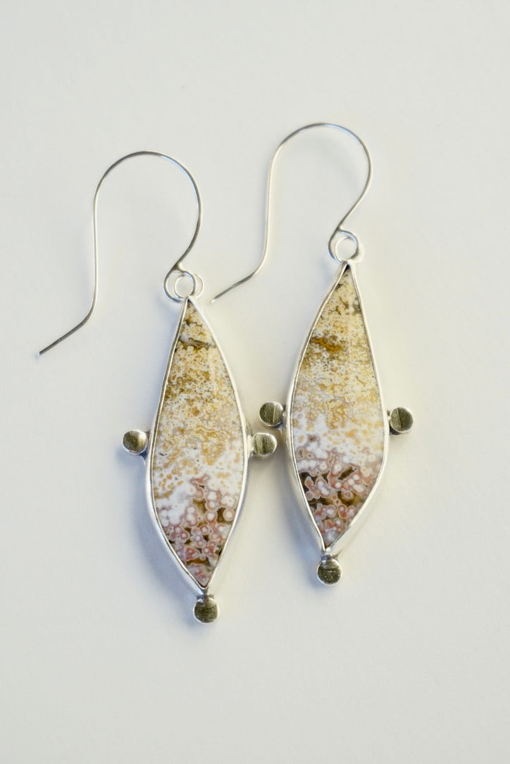 Lace Agate Earrings