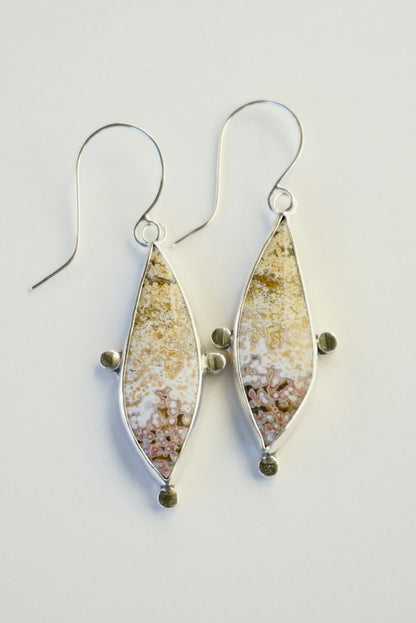 Lace Agate Earrings
