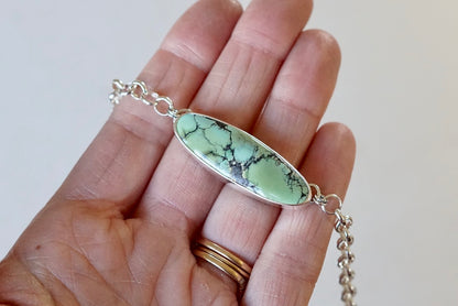 Turquoise Choker Necklace (Yungai)