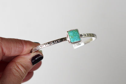 Stamped Cuff Bracelet (Kingman)