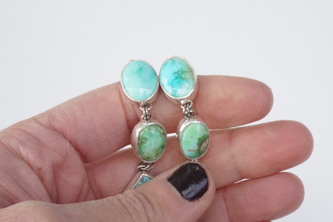 Cascade Statement Earring (Multi Stone)