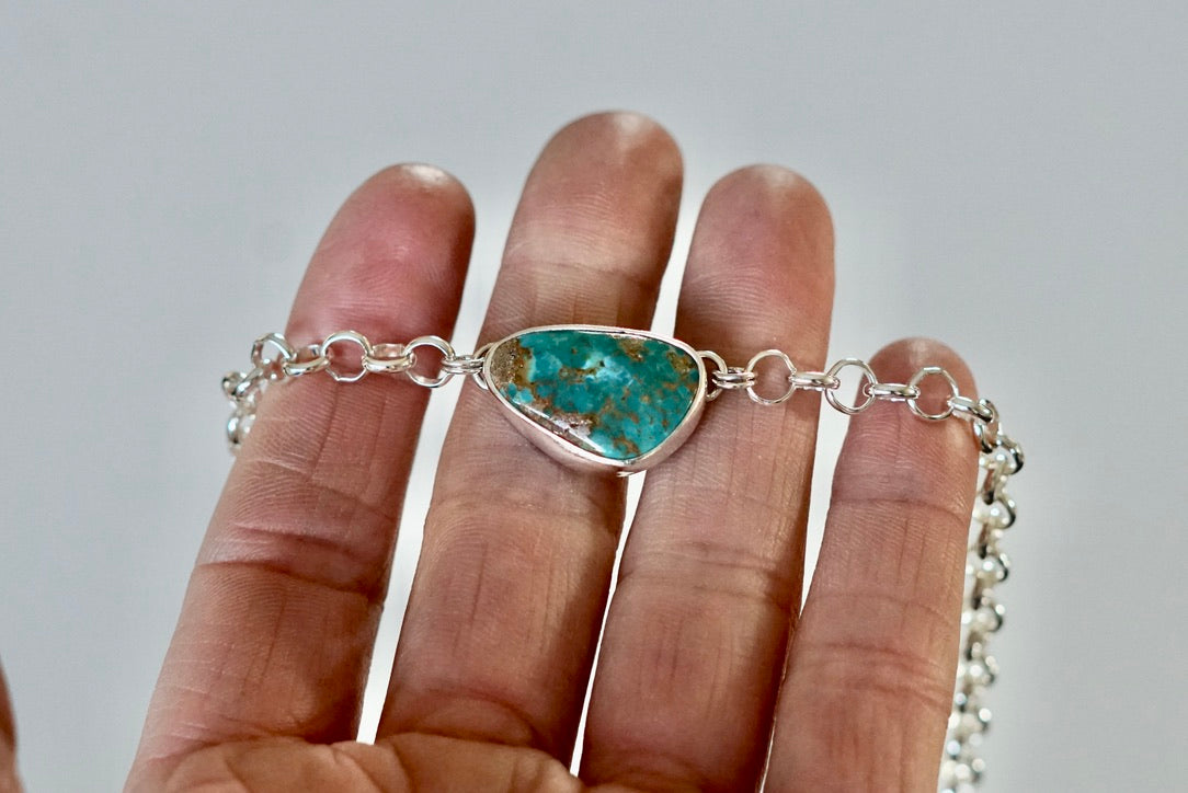 Turquoise Choker Necklace (Royston)